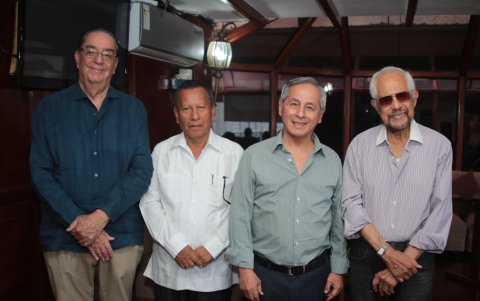 Sergio Cedeño, Jose Villón, Johnny Rojas y Jorge Suárez.