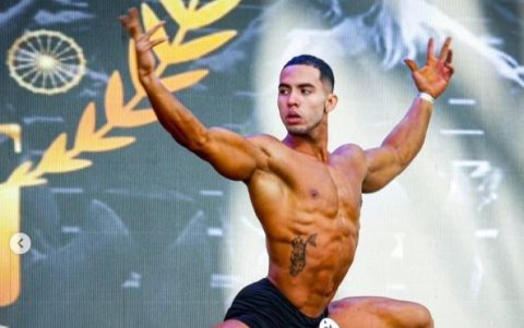 York Cueva, en fisicoculturismo, fue duramente sancionado.