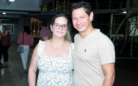 Heidy Navas y Santiago Coral.