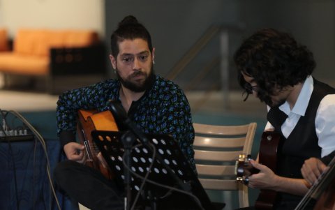 Hubo también una presentación musical para disfrute de los asistentes.