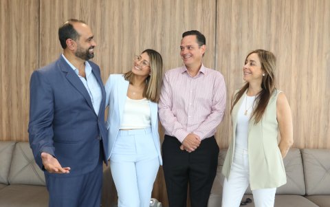 Naim Nader, Priscila Ortega, Juan Pablo Granados y María Gabriela Navarrete.