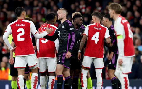 En Emirates Stadium Arsenal y Bayern Múnich empataron 2-2 en los cuartos de final