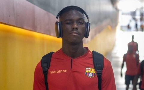 Allen Obando no ha estado en los dos últimos partidos de la ofensiva de Barcelona.