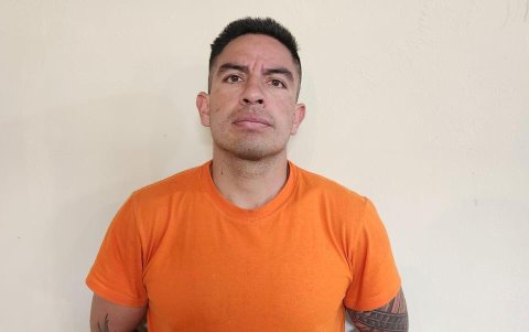 Proceso. En medio de un fuerte operativo de seguridad Salcedo fue encerrado en La Roca