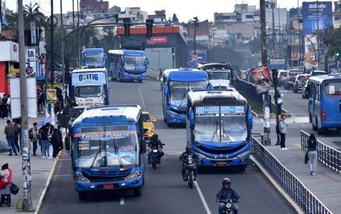 Hay una reducción de pasajeros de buses convencionales entre el 10% a 15%