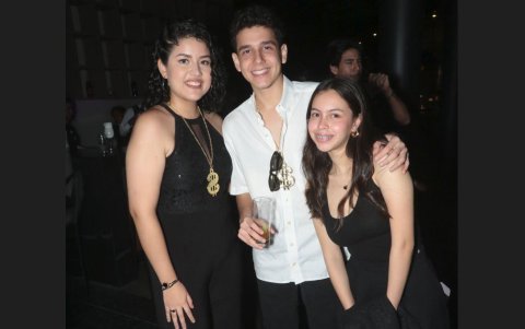 Nicole Garófalo, Luis Henríquez y Alejandra Samaniego,