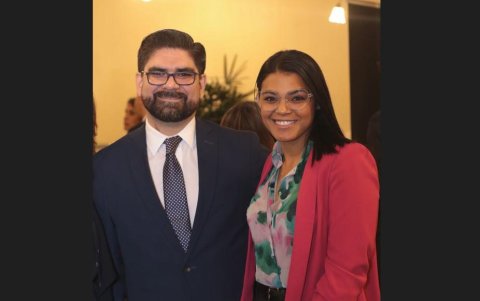 Simón Zevallos y Glangely Ramírez.