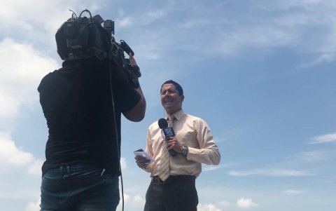 Jose Luis Calderón era presetador y reportero de diferentes temas en la ciudad de Guayaquil.