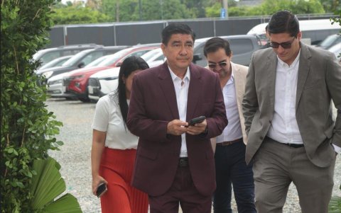 El alcalde de Daule, Wilson Cañizares.