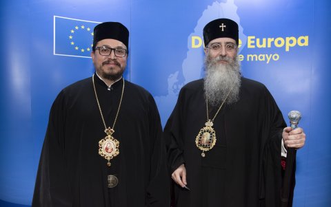 Abraham Sarabia y Chrysóstomos Celi.