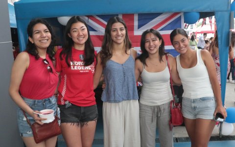 Daniela Orellana, Kate Yeo, Isabella Ramírez, Siu Matute y Fío Ramírez.