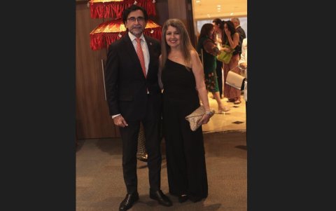 Virgilio Gonzenbach y Ana María de Gonzenbach.