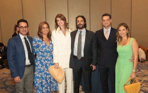 Antonio De Pasquale, Lilian Canessa, Alessia de Dassum, Gonzalo Dassum, Antonio Saab y Andrea de Saab.