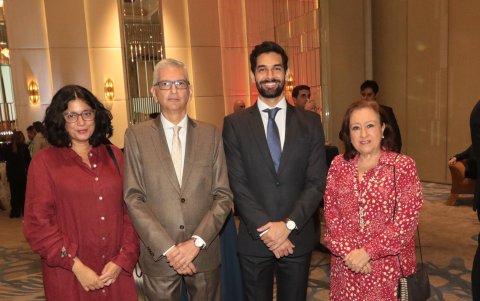 Stephanie García, Florencio Compte, Francisco Gagliardo y Sara Bermeo.