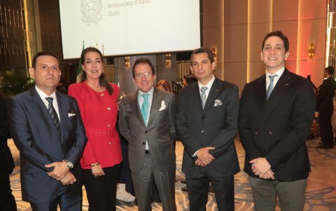 Víctor Jurado, Catherina de García, José Luis Iturralde, Jerónimo Cassanello y Nino Cassanello.