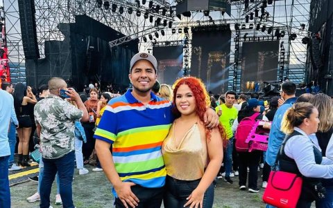 Cristhian Nieto y Nicole Burgos.