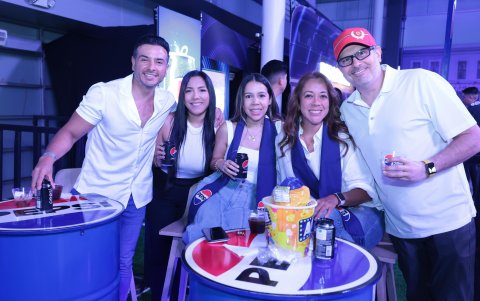 Jorge Albarracín, Jackie Rocafuerte, Carla Pacheco, Marita Anchundia y Paolo Rocca.