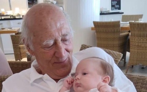 La primera dama de Ecuador, Lavinia Valbonesi, recuerda a su padre con estas fotos.