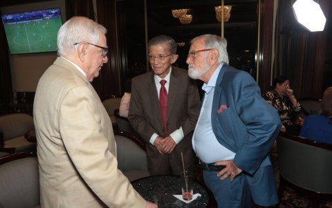 Jorge Egas, Guillermo Chang y César Drouet.