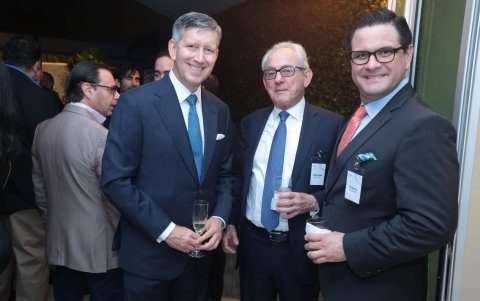 Teodoro Maldonado, Sebastián Pérez y Roberto Carmigniani.