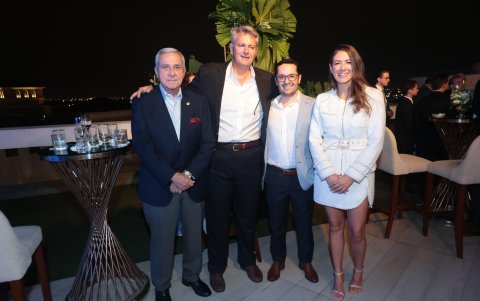 Antonio Orrantia, Gonzalo Hincapié, Mauricio Miño y Cristina Páez.
