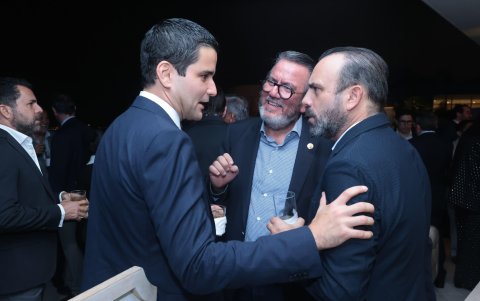 Daniel Dziouba, Iván Baquerizo y Carlos Rosales.