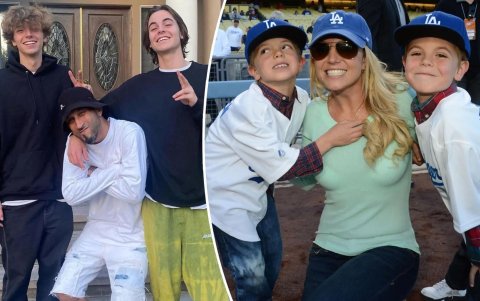 Los hijos de Britney ya tienen 18 y 17 años.