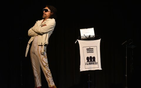 Tatés fue colega de los periodistas asesinados. La obra Libres se estrenará en el Teatro Variedades.