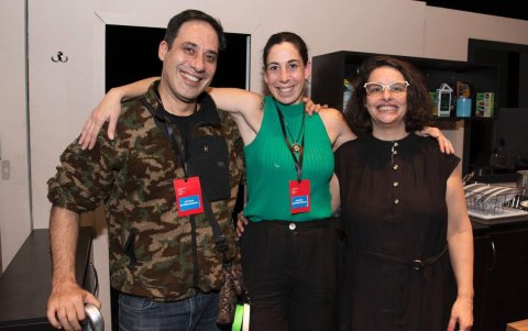Rodrigo González, Mariana Mitre y María Laura Fernández.