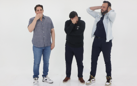 Nino, César y Gonzalo se juntan todos los domingos en Horas Extras.