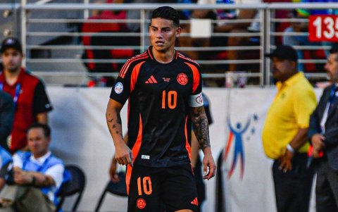 Con cinco asistencias en cuatro partidos, el volante James Rodríguez (foto) lidera la ofensiva del cuadro colombiano.