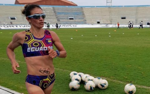 Rosa Alba Chacha competirá en su cuarta Maratón olímpica.