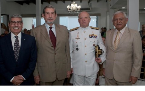 Byron San Miguel, Timoshenko Guerrero, Enrique Aristizábal y Raúl Hidalgo.