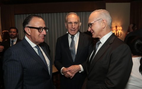 Alberto Dassum, Francisco Alarcón y Gonzalo Noboa.