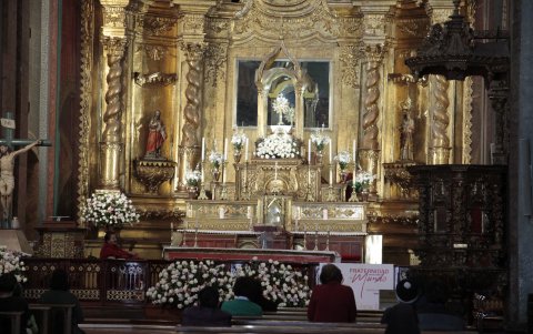 La iglesia de El Sagrario es el primer punto en el recorrido del 10 de agosto. Ahí, Manuela Cañizares recibió a los patriotas.