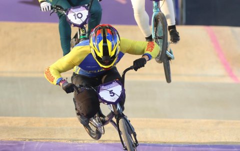 El ciclista ecuatoriano Alfredo Campo participó en sus terceros Juegos Olímpicos