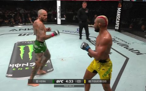 El peleador tricolor se enfrentó en Abu Dhabi ante el excampeón Deivenson Figueiredo