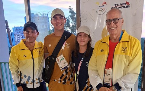 Torres, junto a María Sol Naranjo. Ambos serán los dos únicos pentatletas tricolores en París 2024.