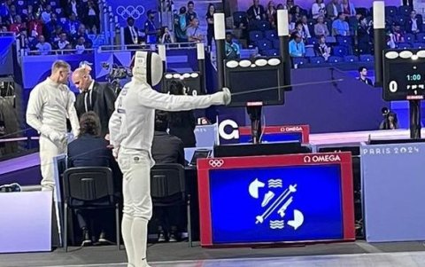 Andrés Torres luego de los 35 encuentros en la primera etapa de esgrima