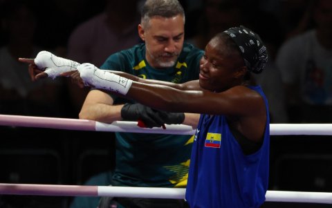 La boxeadora ecuatoriana María José Palacios obtuvo diploma olímpico en París 2024.