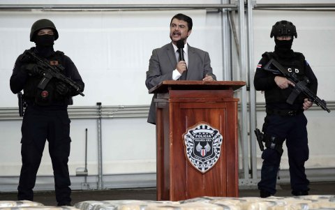 El ministro de Seguridad Pública de Costa Rica, Mario Zamora.