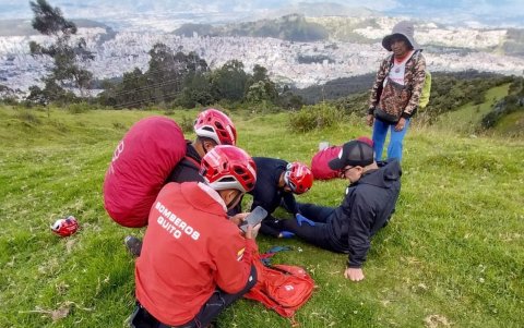 Son comunes las atenciones por fracturas y esguinces en el Rucu Pichincha.