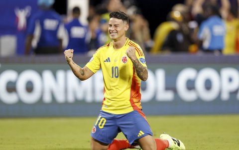 James Rodríguez disputó la Copa América 2024 con la selección de Colombia.
