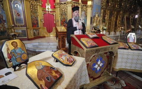 El metropolitano Epifanio, jefe de la Iglesia ortodoxa de Ucrania.