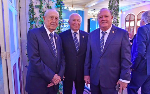 Luis Trujillo, Leopoldo Amador y Carlos García.