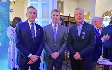 Marcelo Torres, Roberto Dunn y Fernando Merino.