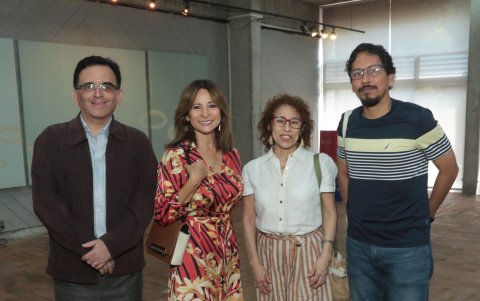 Carlos Eduardo Castro, Bonnie López, Gisela de Chávez y Daniel Alvarado.