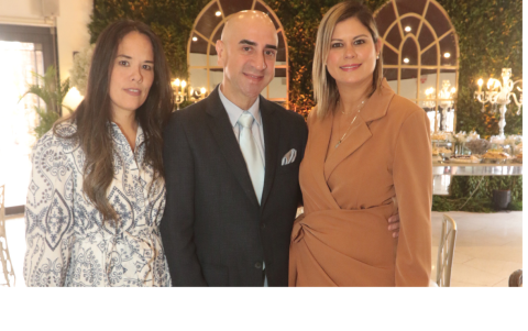 Lorraine Akel, Daniel Tapia y Luly Ossa.
