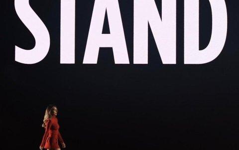 Los primeros minutos del desfile de Belinda en París.