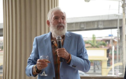 Docente. Jacobo Bucaram Ortiz fue velado, por dos días, en su alma máter, la Universidad Agraria del Ecuador.